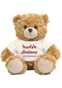 Indiana Hoosiers Jardine  Holiday 10" Holiday Plush - White