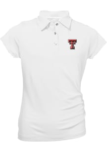 Texas Tech Red Raiders Girls Pink Brighton Short Sleeve Polo