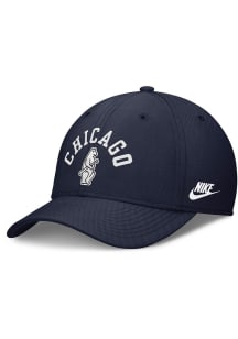 Nike Chicago Cubs Mens Navy Blue Retro Arch Name & Logo Swooshflex Flex Hat