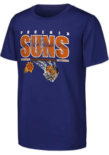 Phoenix Suns Youth Purple Hoop Dreams Short Sleeve T-Shirt