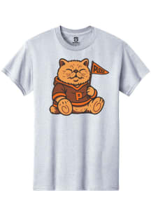 Pudge the Cat  Bowling Green Falcons Grey Summit Sportswear Pudge Bear Short Sleeve T Shirt
