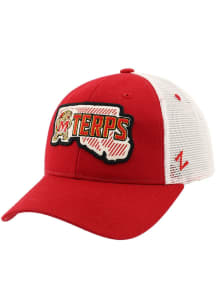 Zephyr Maryland Terrapins Sweet Home Adjustable Hat - Red