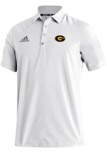 Adidas Grambling State Tigers Mens White Heat Seal Stadium Coaches Short Sleeve Polo