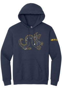 Summit Sportswear Drexel Dragons Mens Navy Blue Welcome Week 2015 Long Sleeve Hoodie