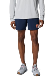 Columbia Auburn Tigers Mens Navy Blue Terminal Roamer Shorts