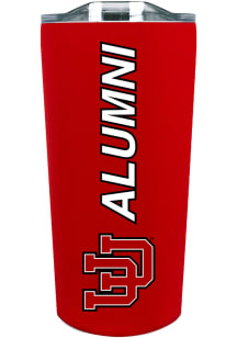 Utah Utes 18oz Soft Touch Alumni Stainless Steel Tumbler - Red