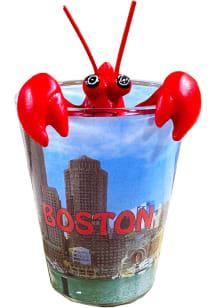 Boston Massachusetts 3D Peeking Lobster Shot Glass