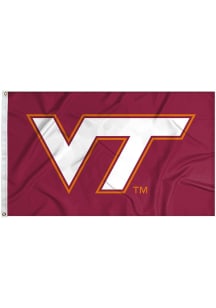 Virginia Tech Hokies LOGO Silk Screen Grommet Flag - Maroon