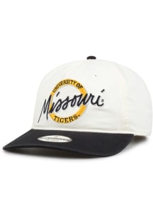 Missouri Tigers 5 Panel Retro Circle Adjustable Hat - Ivory