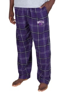 Concepts Sport Western Carolina Mens Purple Ultimate Plaid Sleep Pants