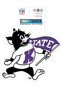 K-State Wildcats Varsity Willie Durable Stickers - Purple