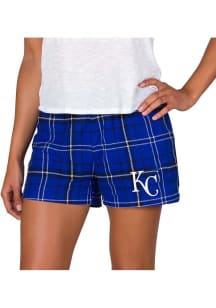 Concepts Sport Kansas City Royals Womens Black Ultimate Flannel Shorts