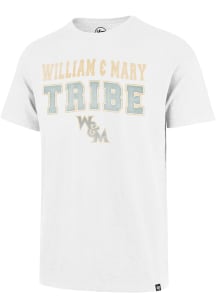 47 William & Mary Tribe White Stadium Wave Scrum Tee Short Sleeve Fashion T Shirt