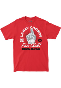 Laney Choboy Nebraska Cornhuskers Youth Red Fan Club Tee Fashion Player Tee