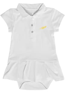 Toledo Rockets Baby Girls White Caroline Short Sleeve Dress