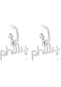 Philadelphia EB & Co Philly Huggie Hoop Womens Earrings