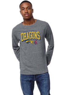 Drexel Dragons Grey Victory Falls LS Long Sleeve Fashion T Shirt