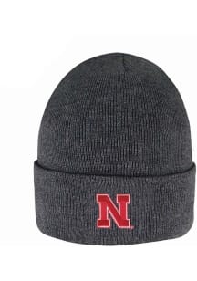 LogoFit Nebraska Cornhuskers Dark Grey South Pole Mens Knit Hat