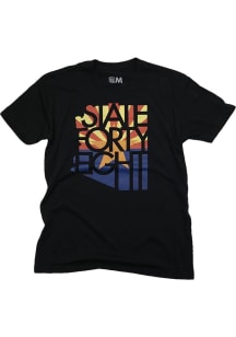 Arizona Black Classic Flag Short Sleeve Fashion T Shirt