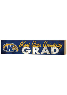 KH Sports Fan Kent State Golden Flashes Grad graduation graphic Sign - Blue