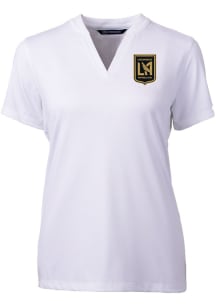 Cutter and Buck Los Angeles FC Womens White Forge Short Sleeve T-Shirt