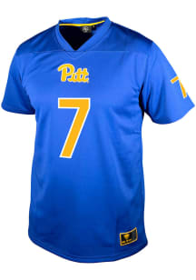 Deuce Spann  Genuine Collective Pitt Panthers Blue Football NIL Football Jersey