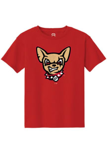 Summit Sportswear El Paso Chihuahuas Youth Red Primary Logo Short Sleeve T-Shirt