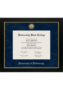 Pitt Panthers Medallion Manchester Diploma Frame - Navy Blue