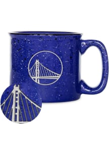 Golden State Warriors Campfire Ceramic Mug - Blue