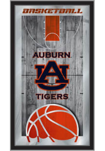 Auburn Tigers Basketball Hanging Back Bar Mirror