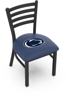 Penn State Nittany Lions Stationary Black Wrinkle Finish Pub Stool - Black