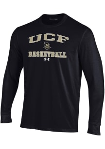 Under Armour UCF Knights Black Basketball Performance Long Sleeve T Shirt