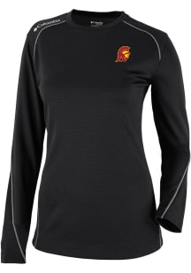 Columbia USC Trojans Womens Black Heat Seal Omni Wick Shotgun Long Sleeve T-Shirt