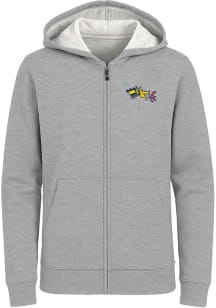 Drexel Dragons Toddler Henry Long Sleeve Full Zip Sweatshirt - Grey
