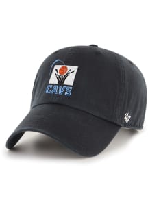 47 Cleveland Cavaliers Hardwood Classic Clean Up Adjustable Hat - Black