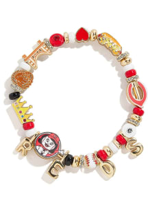 BaubleBar Cincinnati Reds Charm Bead Womens Bracelet