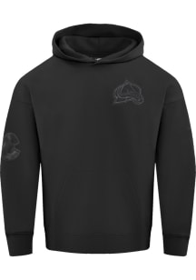 Pro Standard Colorado Avalanche Mens Black Monochrome Fashion Hood