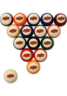 Oklahoma State Cowboys Team Logo Billiard Balls