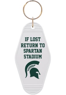Michigan State Spartans Motel Keychain - Green