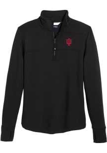 Indiana Hoosiers Womens Black Dreamcloth Shep Shirt Qtr Zip