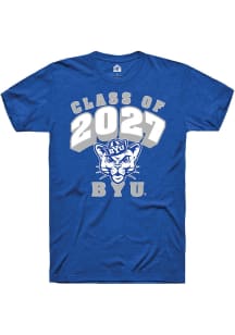 Rally BYU Cougars Blue Class of 2027 Short Sleeve T Shirt