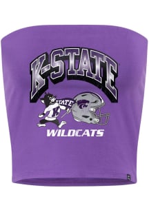 Hype and Vice K-State Wildcats Womens Purple Tube Tank Top