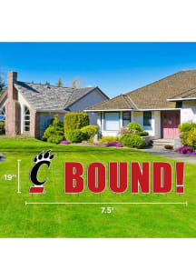 Cincinnati Bearcats Large Bound Yard Sign - Red