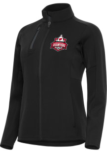 Antigua Wisconsin Badgers Womens Black 2026 NCAA Women's Hockey Champs Generation Light Weight Jac..