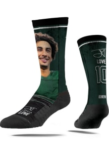 Jordan Love Green Bay Packers Profile Mens Crew Socks