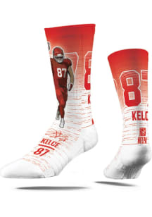 Travis Kelce Kansas City Chiefs Action Mens Crew Socks