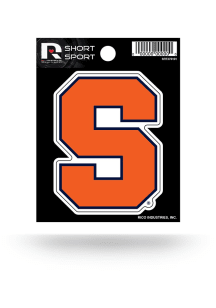 Syracuse Orange Short Sport Auto Decal - Orange