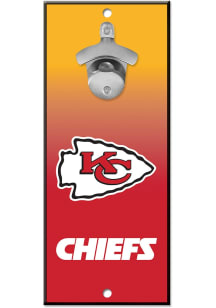 Kansas City Chiefs 5x11 Wood Sign Sign - Red