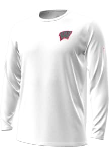Under Armour Wisconsin Badgers White Lambeau Field Long Sleeve T-Shirt