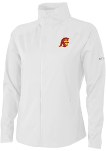 Columbia USC Trojans Womens White Fairway Friends Light Weight Jacket